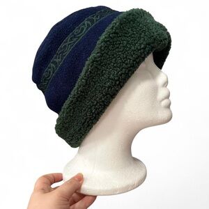 Green and Blue vintage Eastern Mountain Sports bucket hat